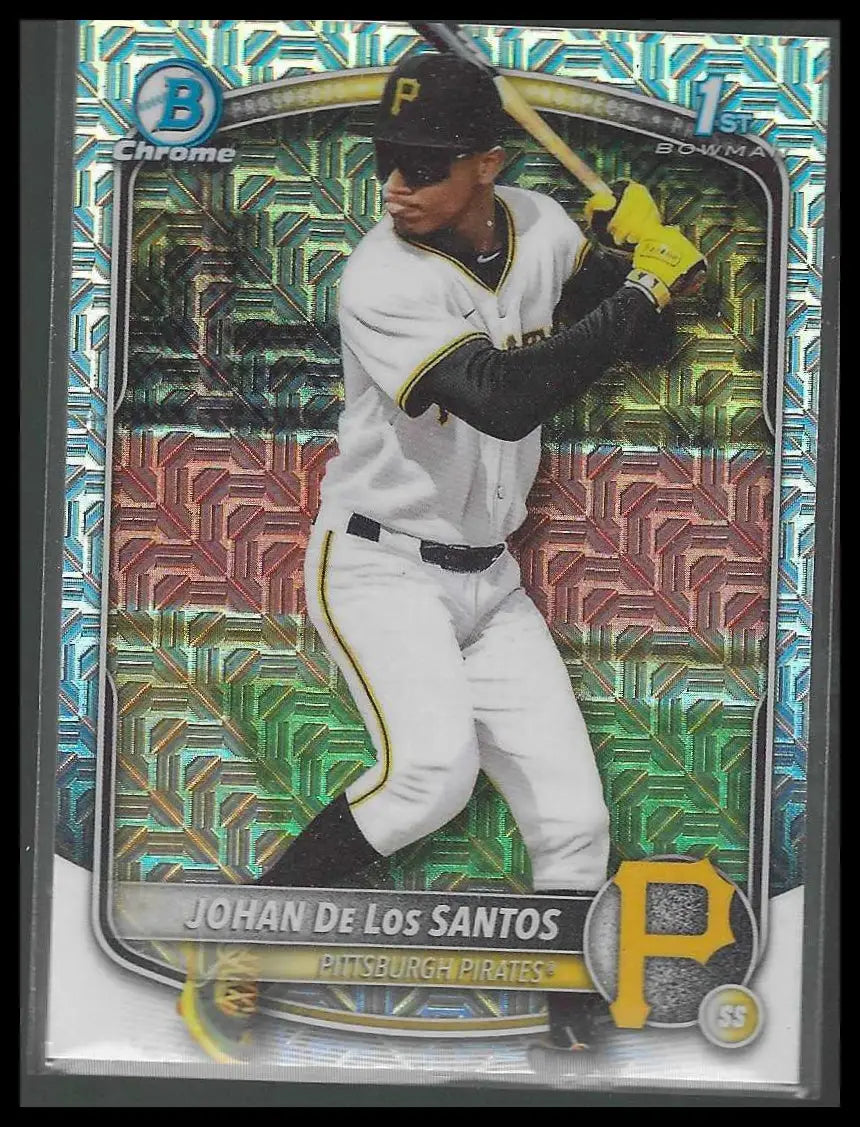 2025 Bowman Chrome #84 Spencer Schwellenbach Mojo Refractors Rookie - Baseball Card Single