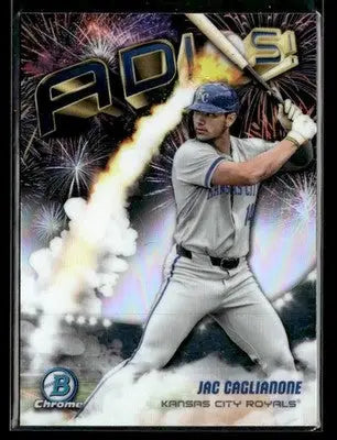 2025 Bowman Chrome #AD-3 Jac Caglianone Adios! - Baseball Card Single