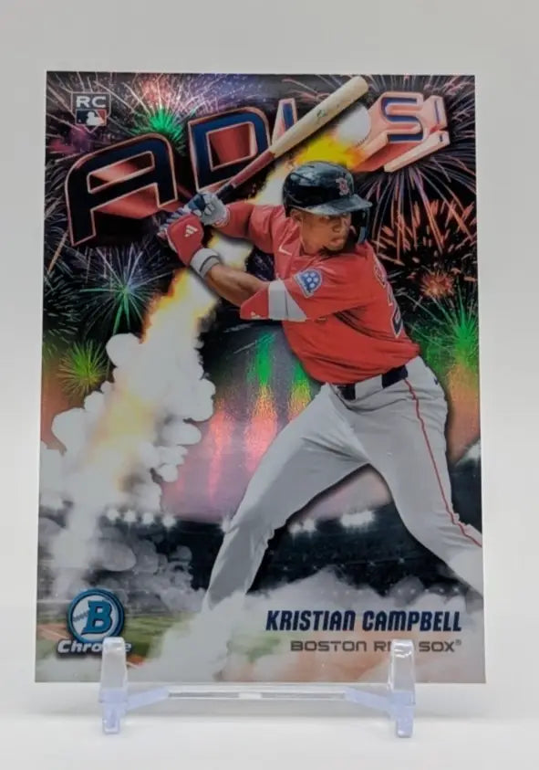 2025 Bowman Chrome Adios AD-8 Kristian Campbell (RC) - Baseball Card Single