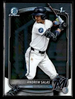 2025 Bowman Chrome #BCP-156 Andrew Salas - Baseball Card Single