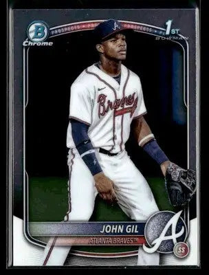 2025 Bowman Chrome #BCP-172 John Gil - Baseball Card Single