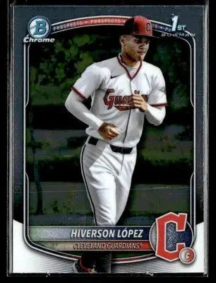 2025 Bowman Chrome #BCP-196 Hiverson Lopez - Baseball Card Single