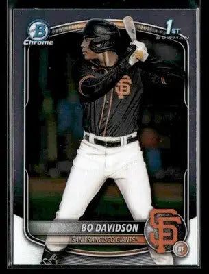 2025 Bowman Chrome #BCP-206 Bo Davidson - Baseball Card Single