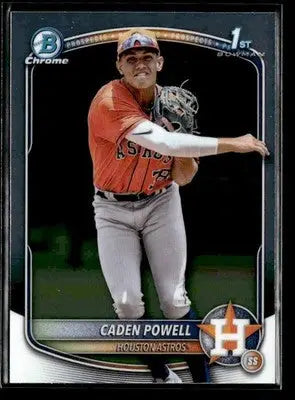 2025 Bowman Chrome #BCP-212 Caden Powell - Baseball Card Single