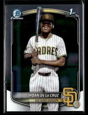 2025 Bowman Chrome #BCP-223 Jhoan De La Cruz - Baseball Card Single