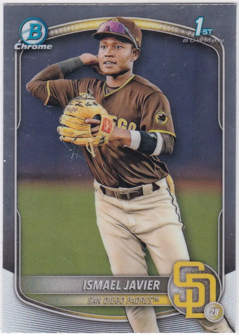 2025 Bowman Chrome #BCP-52 Ismael Javier 1st Bowman San Diego Padres
