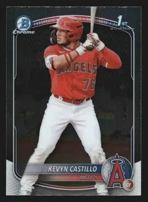 2025 Bowman Chrome #BCP-82 Kevyn Castillo Angels 1st