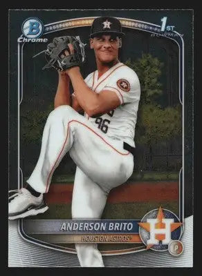 2025 Bowman Chrome #BCP-98 Anderson Brito Astros 1st Bowman - Baseball Card Single