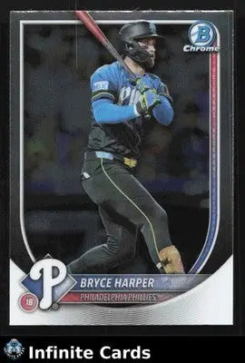 2025 Bowman Chrome BRYCE HARPER #37 Chrome [Base] Philadelphia Phillies