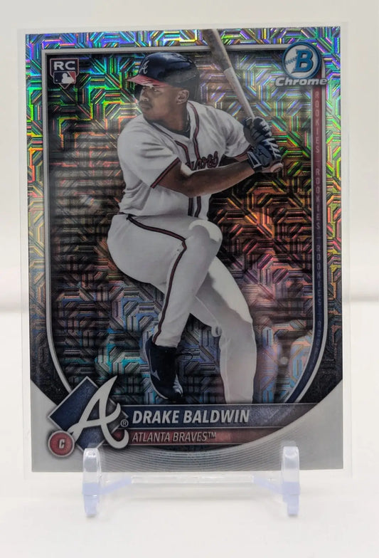 2025 Bowman Chrome - Drake Baldwin #75 Mega Box Mojo Refractor (RC) - Baseball Card Box