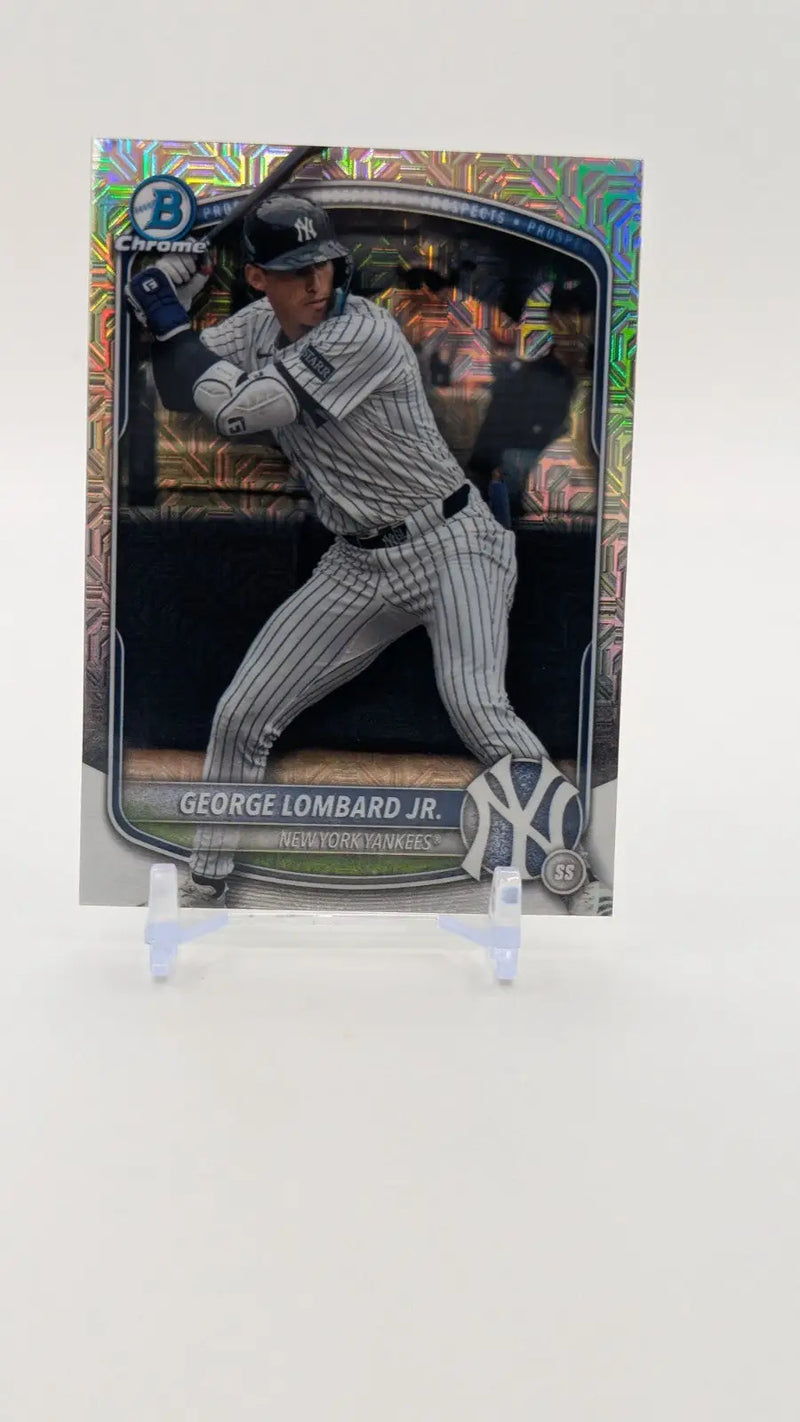 2025 Bowman Chrome George Lombard Jr. BCP-164 Mojo New York Yankees0 - Baseball Card Single