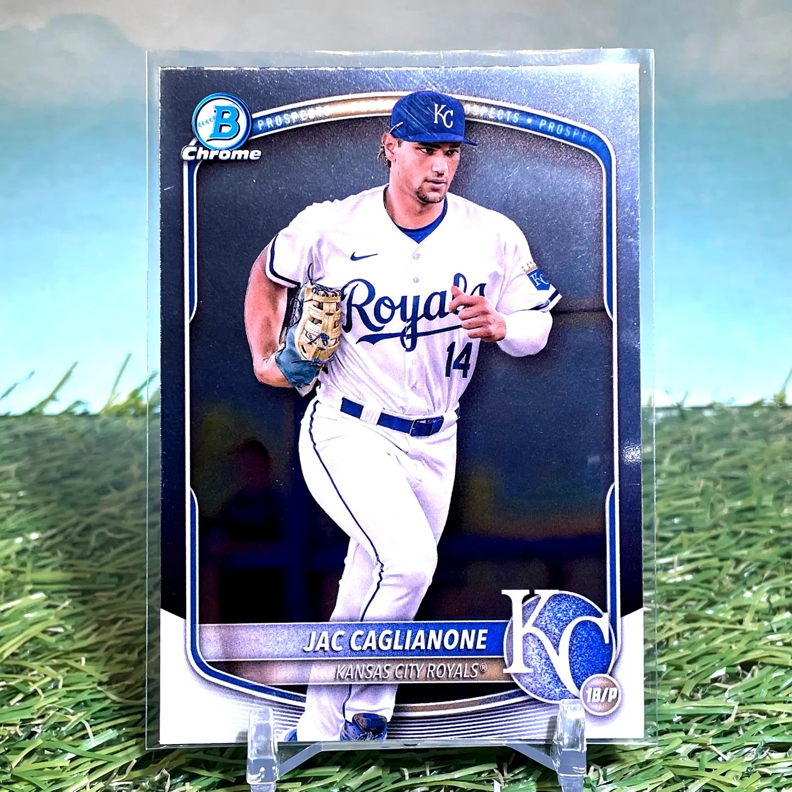 2025 Bowman Chrome Jac Caglianone #BCP-103 Kansas City Royals - Baseball Card Single
