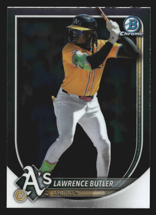 2025 Bowman Chrome Lawrence Butler #65 Athletics - Baseball Card Single