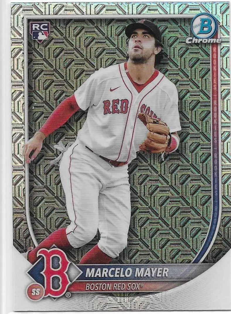 2025 Bowman Chrome Marcelo Mayer Mojo Refractor R2025 Bowman Chrome C #39 (A-6) - Baseball Card Single