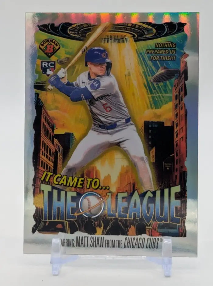 2025 Bowman Chrome Matt Shaw IT-11 It Came To The League Refractor Cubs RC - Baseball Card Single