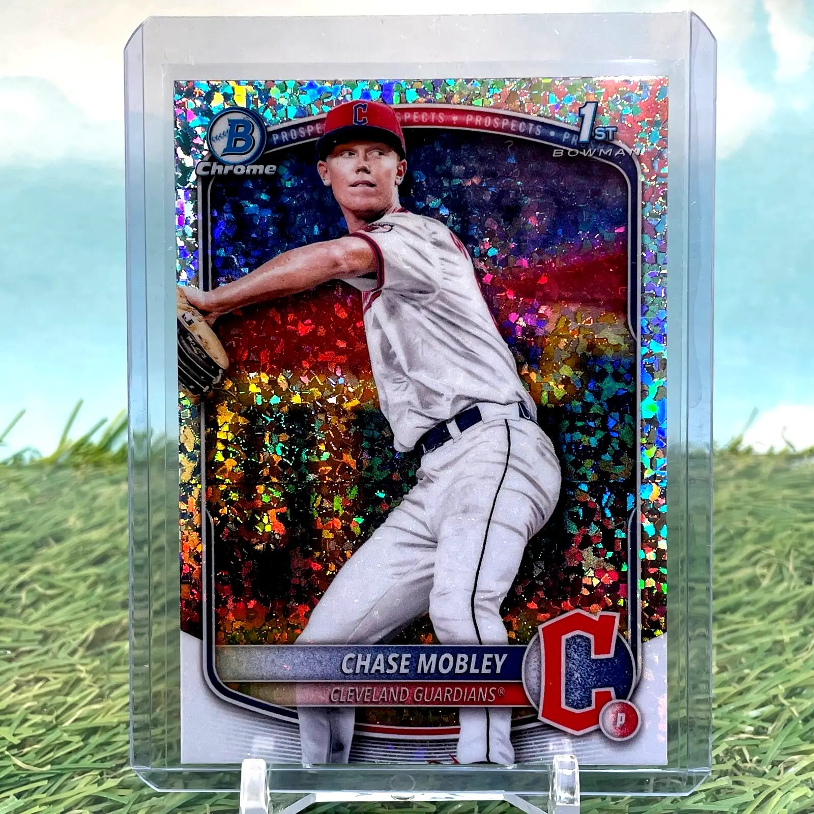2025 Bowman Chrome MINI DIAMOND #BCP-56 CHASE MOBLEY Guardians - Baseball Card Single