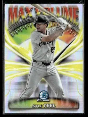 2025 Bowman Chrome #MV-2 Kyle Teel Max Volume - Baseball Card Single