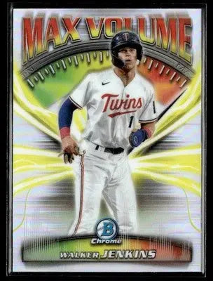 2025 Bowman Chrome #MV-4 Walker Jenkins Max Volume - Baseball Card Single