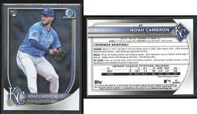2025 Bowman Chrome NOAH CAMERON #67 [Base] RC Kansas City Royals RC