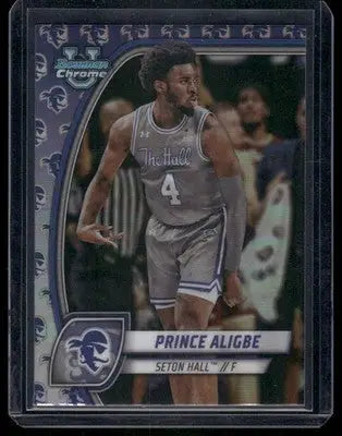 2025 Bowman Chrome Prince Aligbe #82 Logo Refractor Basketball - Basketball Card Single
