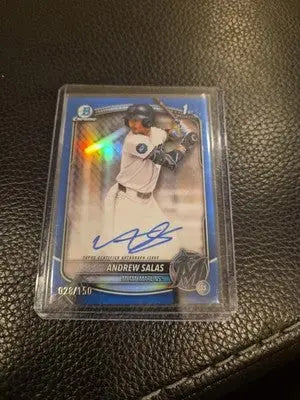2025 Bowman Chrome - Prospect Autographs Andrew Salas - Baseball Card Single
