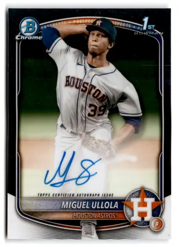 2025 Bowman Chrome Prospect Autographs #CPA-MU Miguel Ullola EX/NM Auto ID:82478 - Baseball Card Single