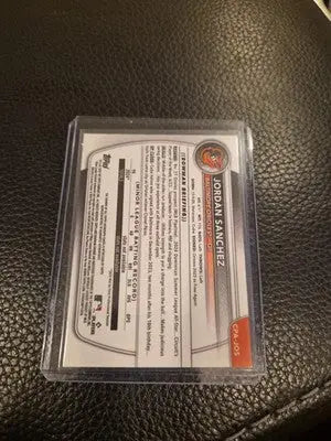2025 Bowman Chrome - Prospect Autographs Jordan Sanchez Jordan Sanchez #CPA-JOS - Baseball Card Single