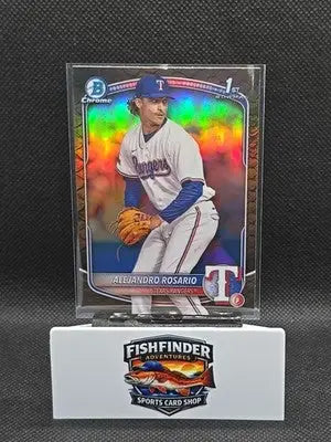 2025 Bowman - Chrome Prospects Alejandro Rosario #BCP-125 Reptilian Refractor... - Baseball Card Single