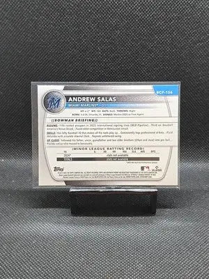 2025 Bowman Chrome - Prospects Andrew Salas #BCP-156 (RC) - Baseball Card Single