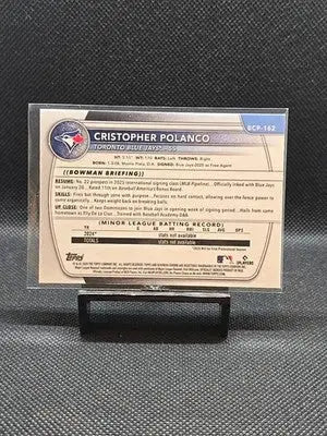 2025 Bowman Chrome - Prospects Cristopher Polanco #BCP-162 Mojo Refractor (RC) - Baseball Card Single