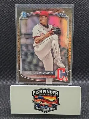 2025 Bowman - Chrome Prospects Jackson Humphries #BCP-11 Reptilian Refractor... - Baseball Card Single
