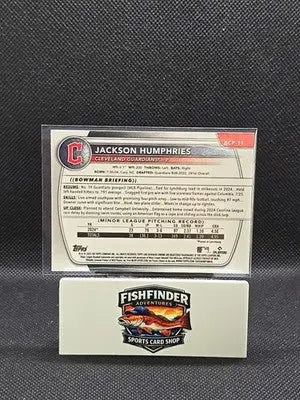 2025 Bowman - Chrome Prospects Jackson Humphries #BCP-11 Reptilian Refractor... - Baseball Card Single