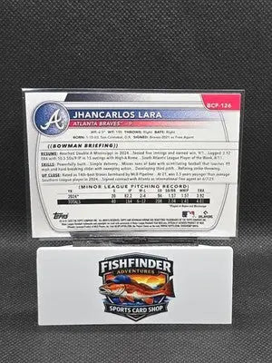 2025 Bowman - Chrome Prospects Jhancarlos Lara #BCP-126 Reptilian Refractor (RC) - Baseball Card Single