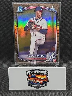2025 Bowman - Chrome Prospects Jhancarlos Lara #BCP-126 Reptilian Refractor (RC)