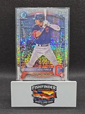 2025 Bowman - Chrome Prospects Jose Pirela #BCP-111 Speckle Refractor /299 (RC) - Baseball Card Single