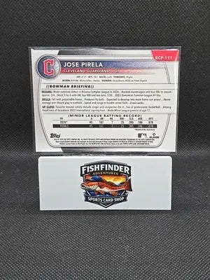 2025 Bowman - Chrome Prospects Jose Pirela #BCP-111 Speckle Refractor /299 (RC) - Baseball Card Single