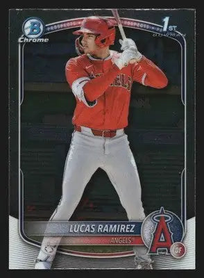 2025 Bowman Chrome Prospects Lucas Ramirez #BCP-135 1st Bowman Angels - Baseball Card Single
