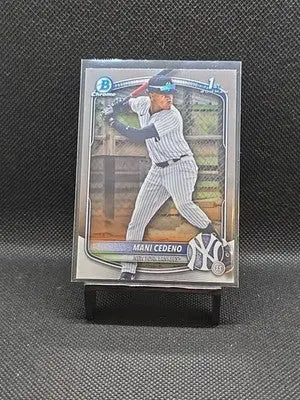 2025 Bowman Chrome - Prospects Mani Cedeno #BCP-199 (RC) - Baseball Card Single