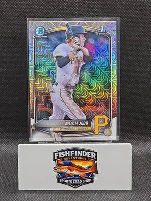2025 Bowman - Chrome Prospects Mitch Jebb #BCP-41 Mojo Refractor (RC) - Baseball Card Single