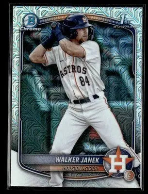 2025 Bowman - Chrome Prospects Mojo Refractor Walker Janek #BCP-15 Astros - Baseball Card Single