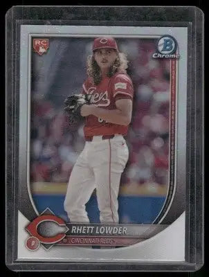 2025 Bowman Chrome Rhett Lowder #6 RC Baseball - Baseball Card Single