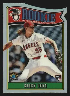 2025 Bowman Chrome ROY-7 Caden Dana Rookie of the Year Angels RC - Baseball Card Single