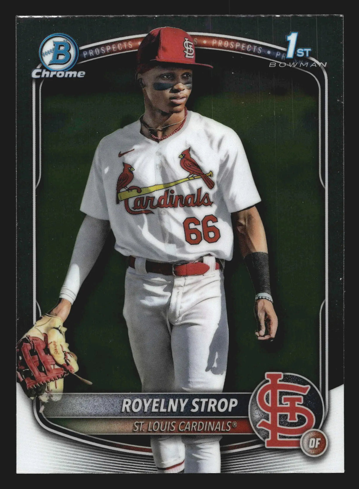 2025 Bowman Chrome Royelny Strop #BCP-221 Cardinals 1st Bowman - Baseball Card Single