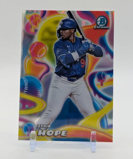 2025 Bowman Chrome Zyhir Hope #MM-21 Melt Mashers LA Dodgers - Baseball Card Single