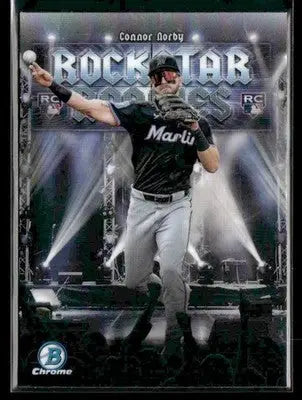 2025 Bowman Connor Norby #RR-13 Rockstar Rookies Miami Marlins
