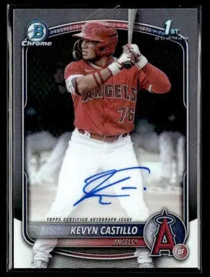 2025 Bowman #CPA-KC Kevyn Castillo Chrome Prospects Autograph - Baseball Card Single