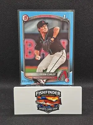 2025 Bowman Draft 1st SKY BLUE PAPER/499 Brian Curley Diamondbacks #BD-170 - Baseball Card Single