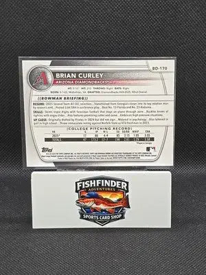 2025 Bowman Draft 1st SKY BLUE PAPER/499 Brian Curley Diamondbacks #BD-170 - Baseball Card Single