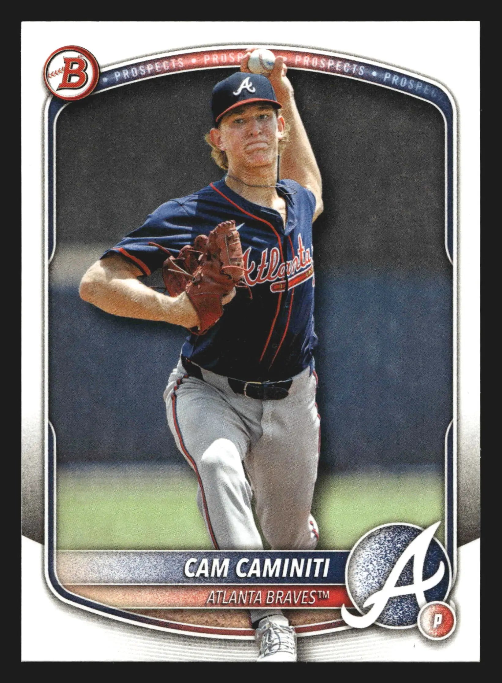 2025 Bowman Draft #BD-122 Cam Caminiti Atlanta Braves
