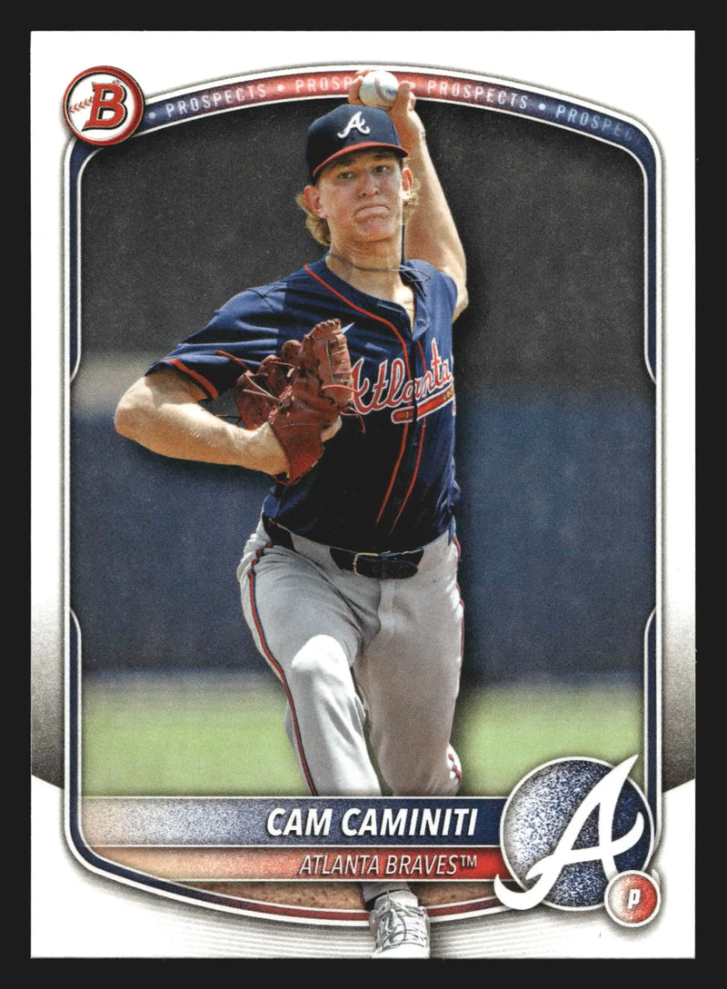 2025 Bowman Draft #BD-122 Cam Caminiti Atlanta Braves
